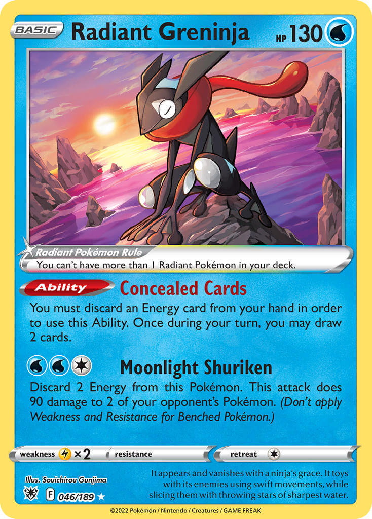 Pokémon Radiant Greninja ASR 046